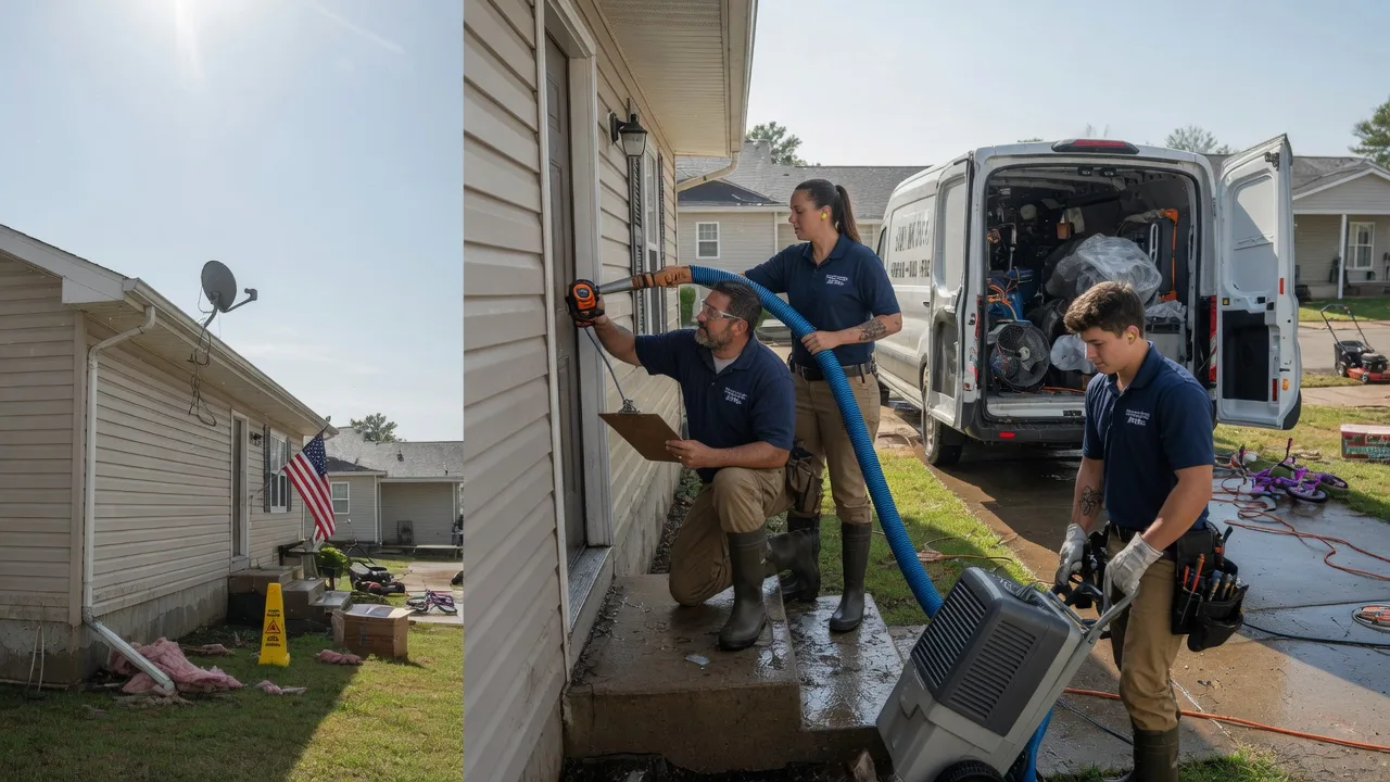 Ceiling Water Damage Restoration in Carencro, LA near me